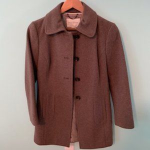 Brown Banana Republic Peacoat.